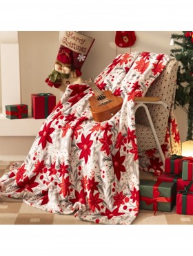 Double Sided Holiday Flannel Blanket